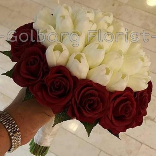 دسته گل عروس گلبرگ فلوریست 3