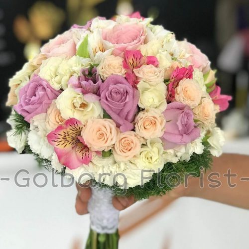 دسته گل عروس گلبرگ فلوریست 6